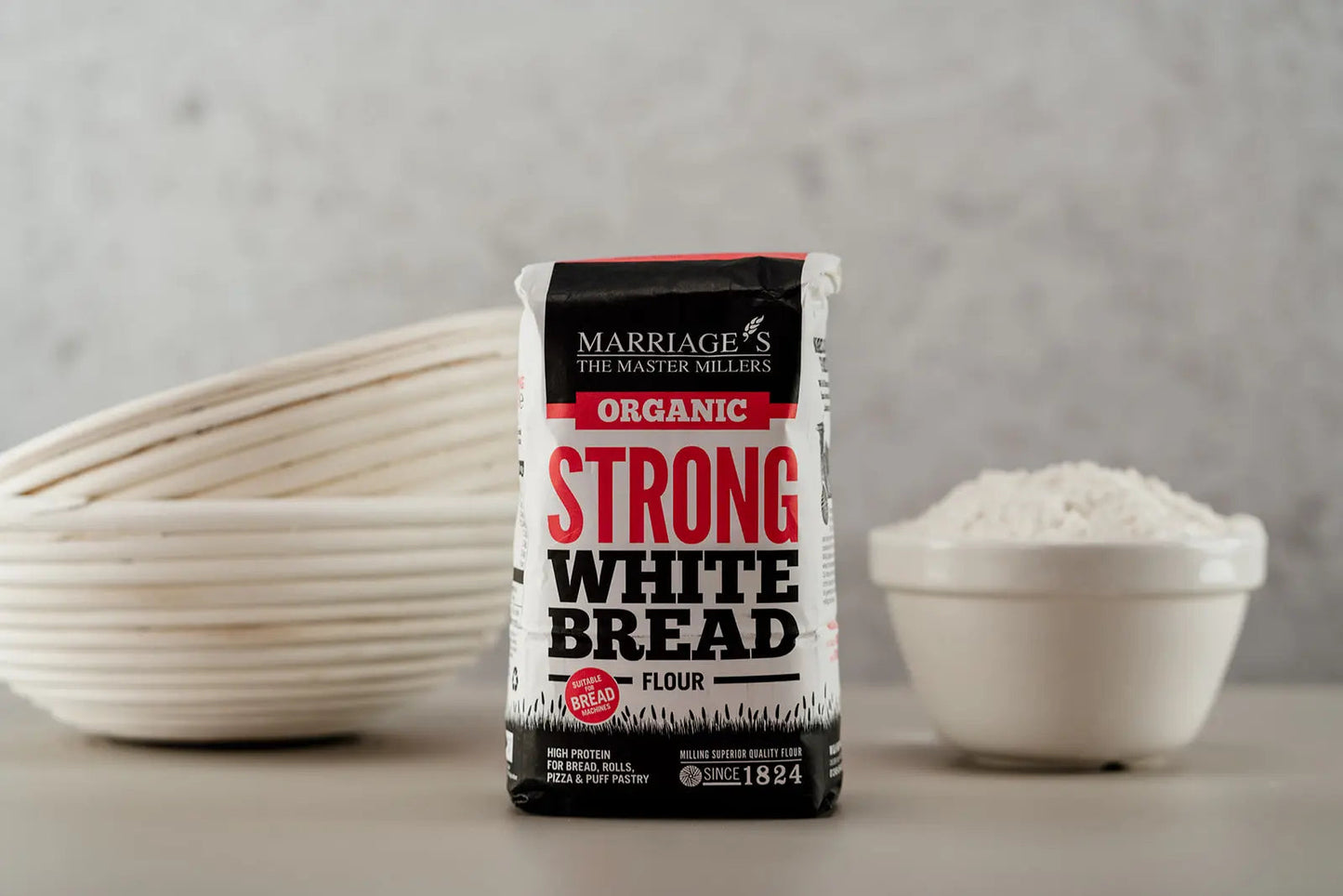 Marriage's Organic Strong White Bread Flour 1kg