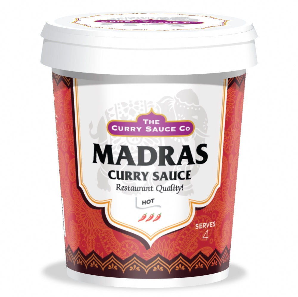 The Curry Sauce Co. Madras Curry Sauce - Hot 475G