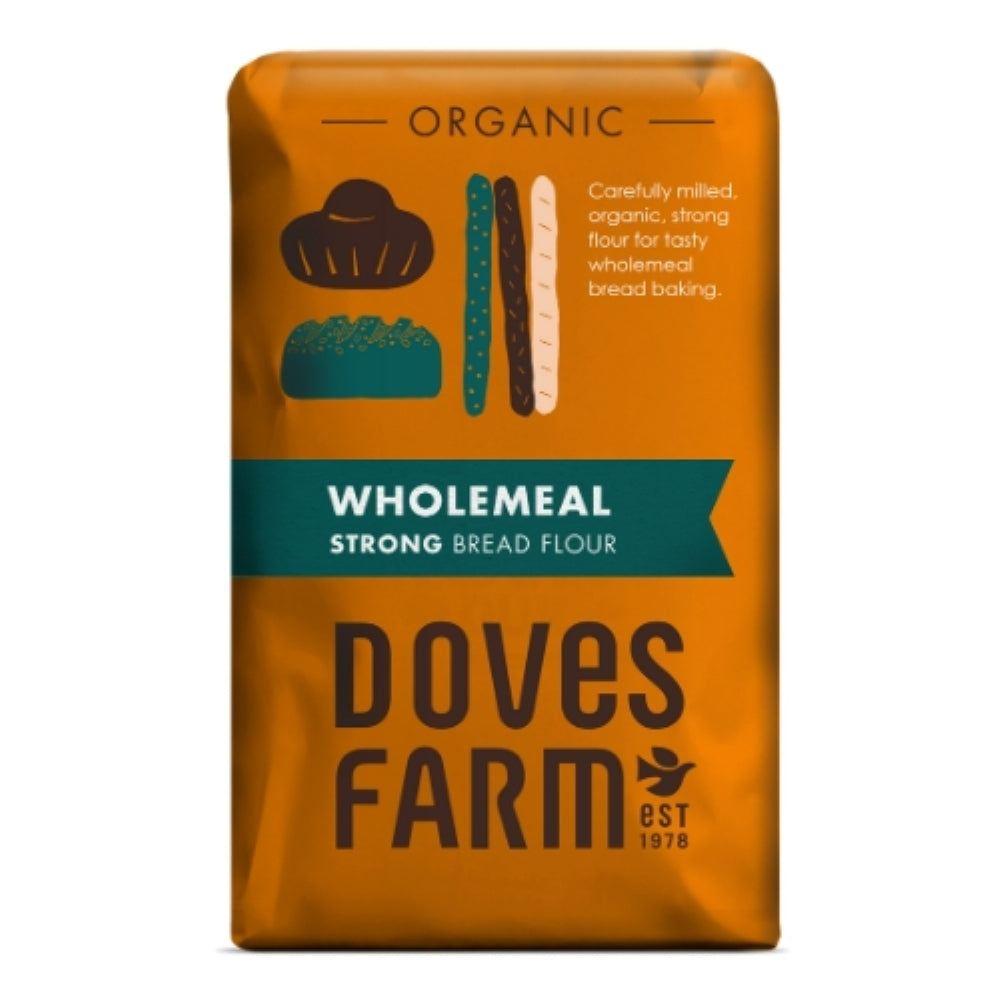 Doves Farm Organic Strong Wholemeal Bread Flour 1.5Kg