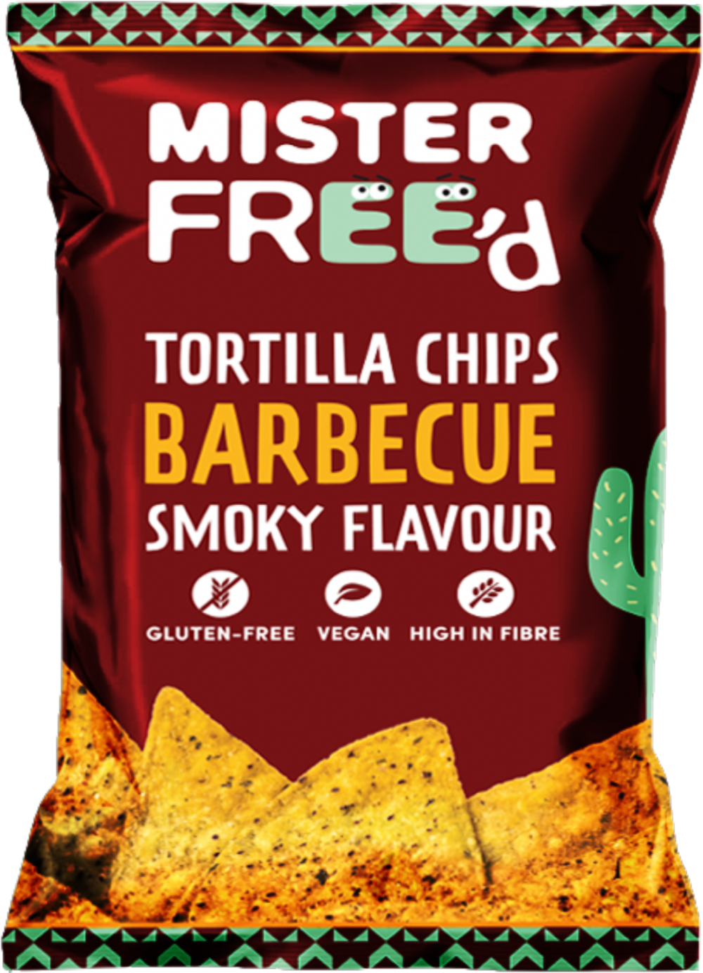 Mister Free'D Tortilla Chips - Barbecue Smoky Flavour 135G