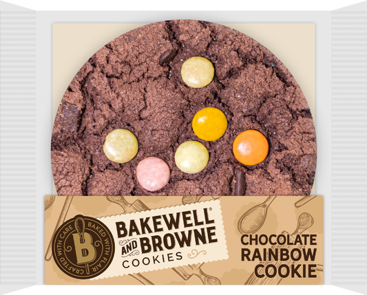 Bakewell And Browne Chocolate Rainbow Cookie 80G