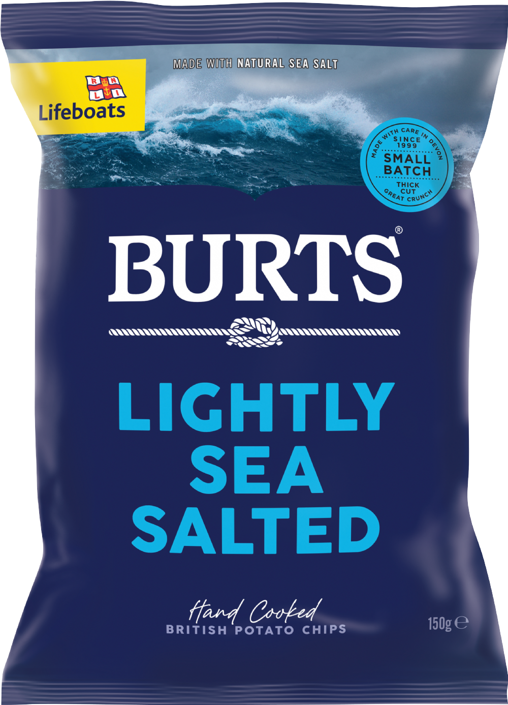 Burts Snacks Potato Chips - Lightly Sea Salted 150G