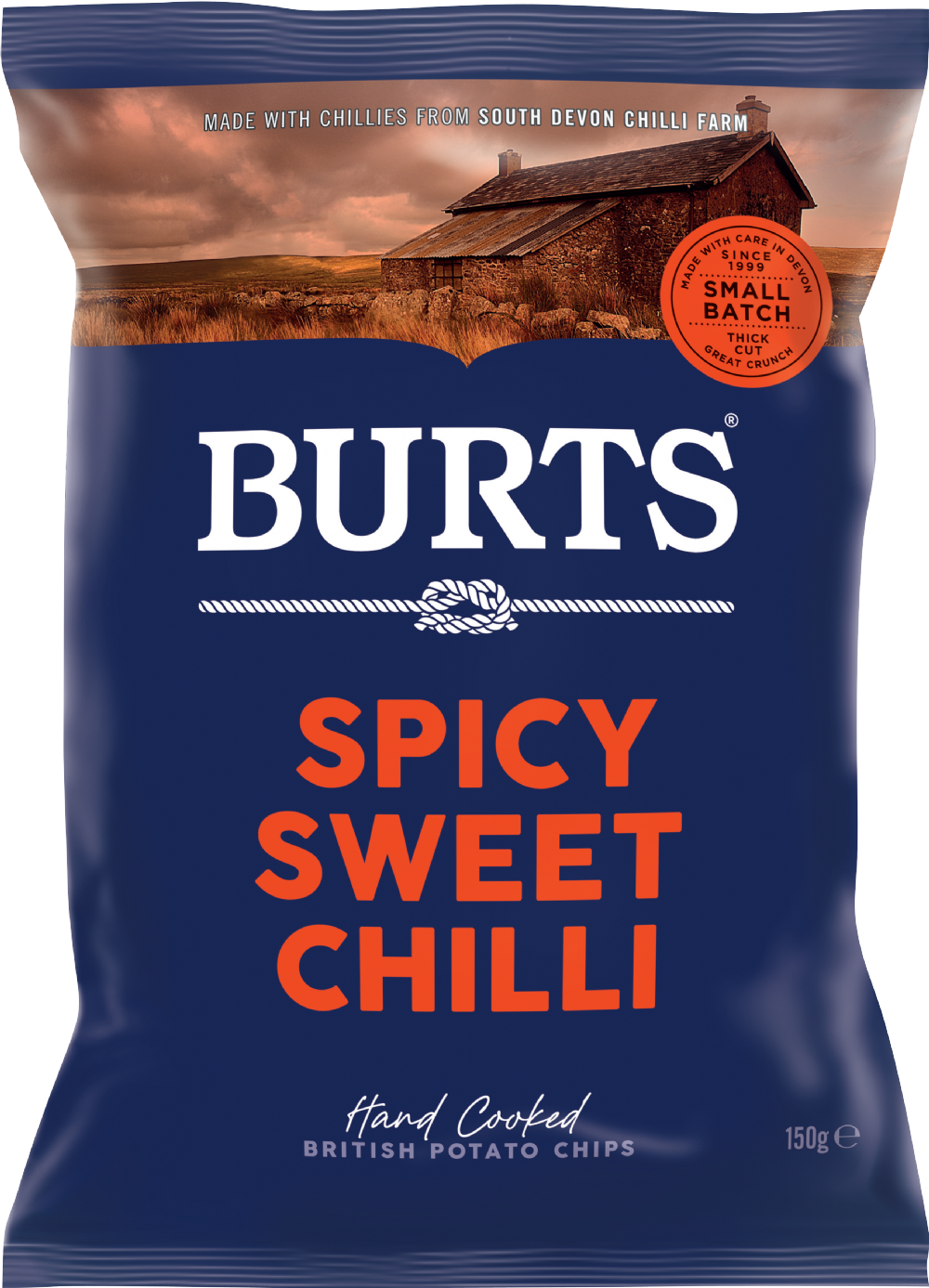 Burts Snacks Potato Chips - Spicy Sweet Chilli 150G