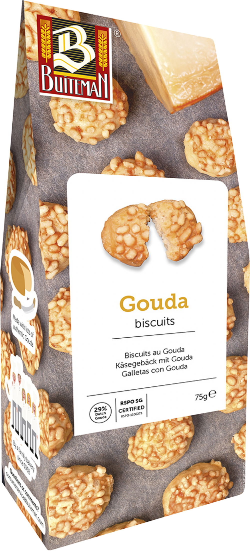 Buiteman Gouda Crumbles 75g