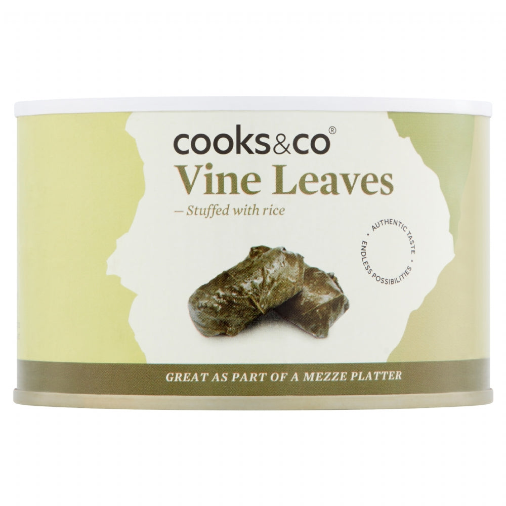 Cooks & Co. Vine Leaves Stuffed With Rice 380G