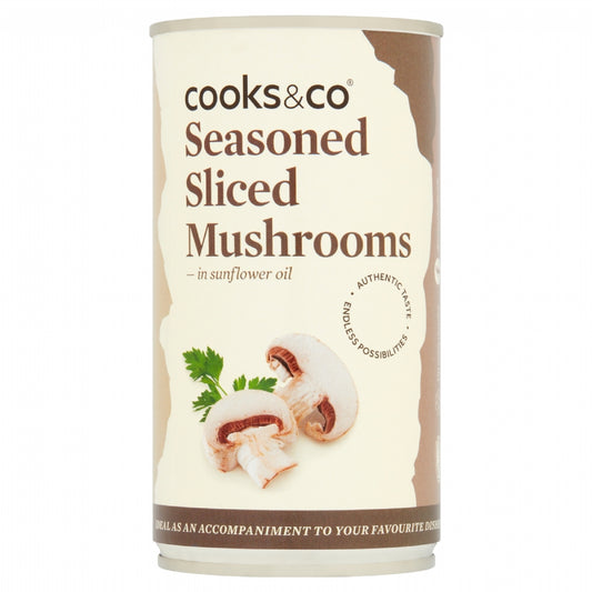 Cooks & Co. Seasoned Sliced Mushrooms 345G