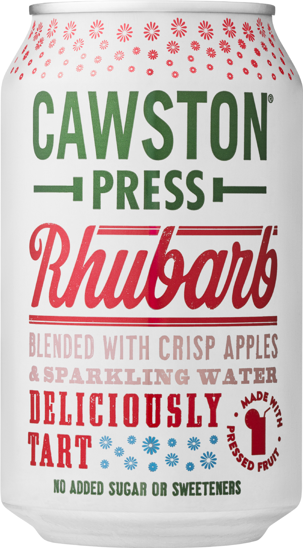 Cawston Press Sparkling Rhubarb & Apple Can 330ml