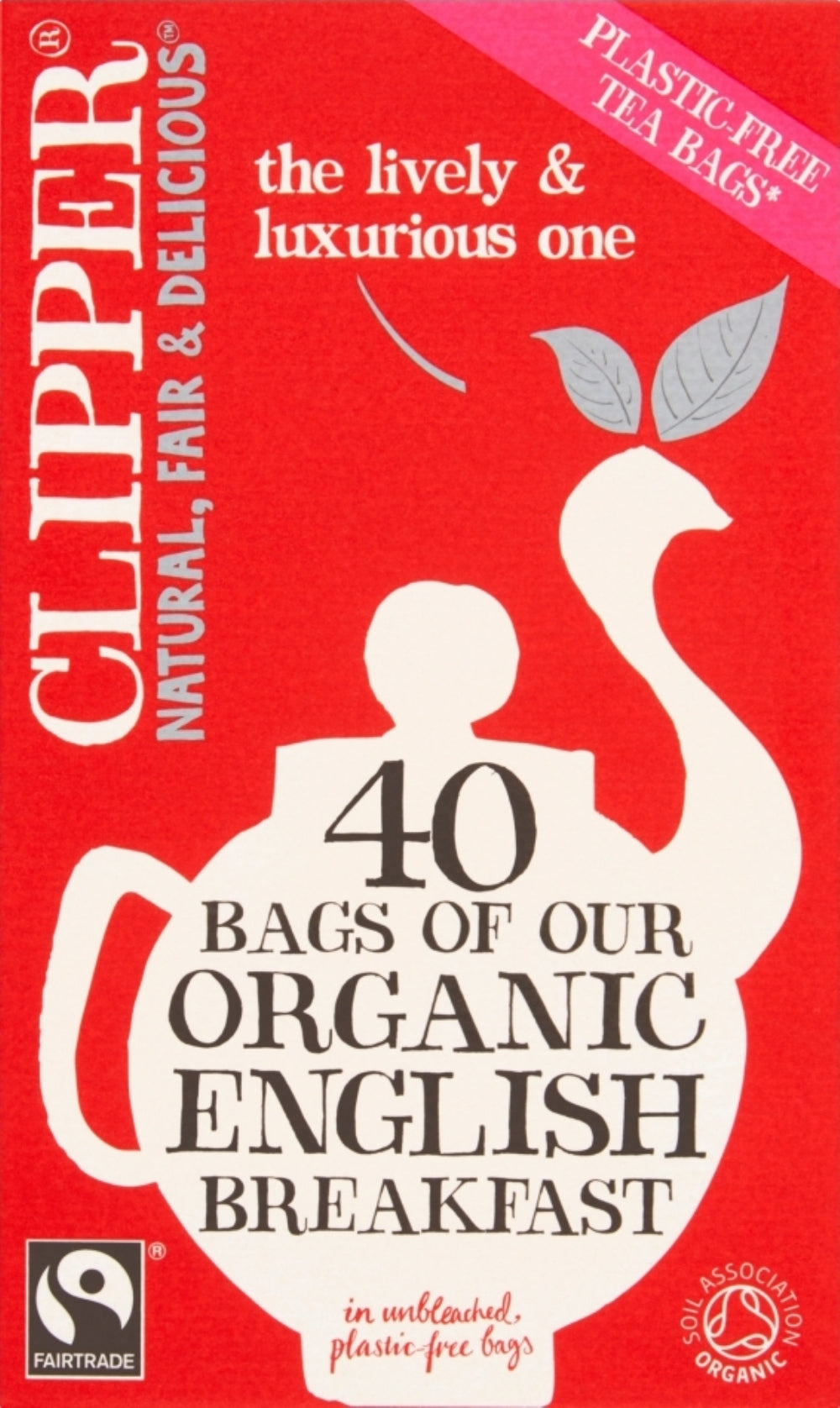 Clipper 40 Organic English Breakfast Teabags 116G