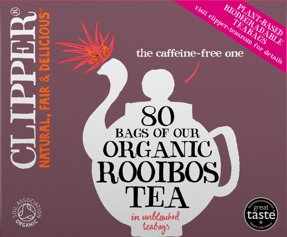 Clipper 80 Organic Rooibos Tea Teabags 180G