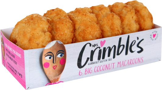 Mrs Crimble's 6 Big Coconut Macaroons 180G