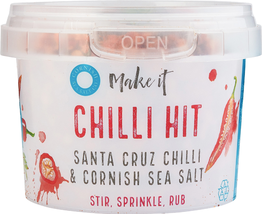 Cornish Sea Salt Co. Chilli Hit - Santa Cruz Chilli & Sea Salt 50G
