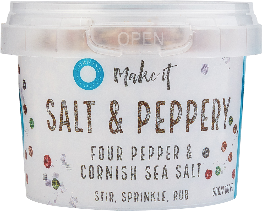 Cornish Sea Salt Co. Salt & Peppery - Four Pepper & Sea Salt 60G