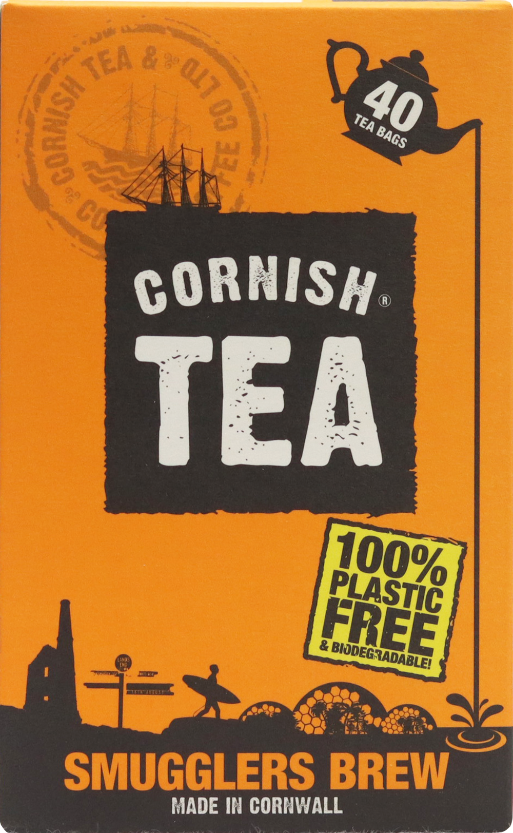 Cornish Tea & Coffee Co. Smugglers Brew 40 Teabags 125G