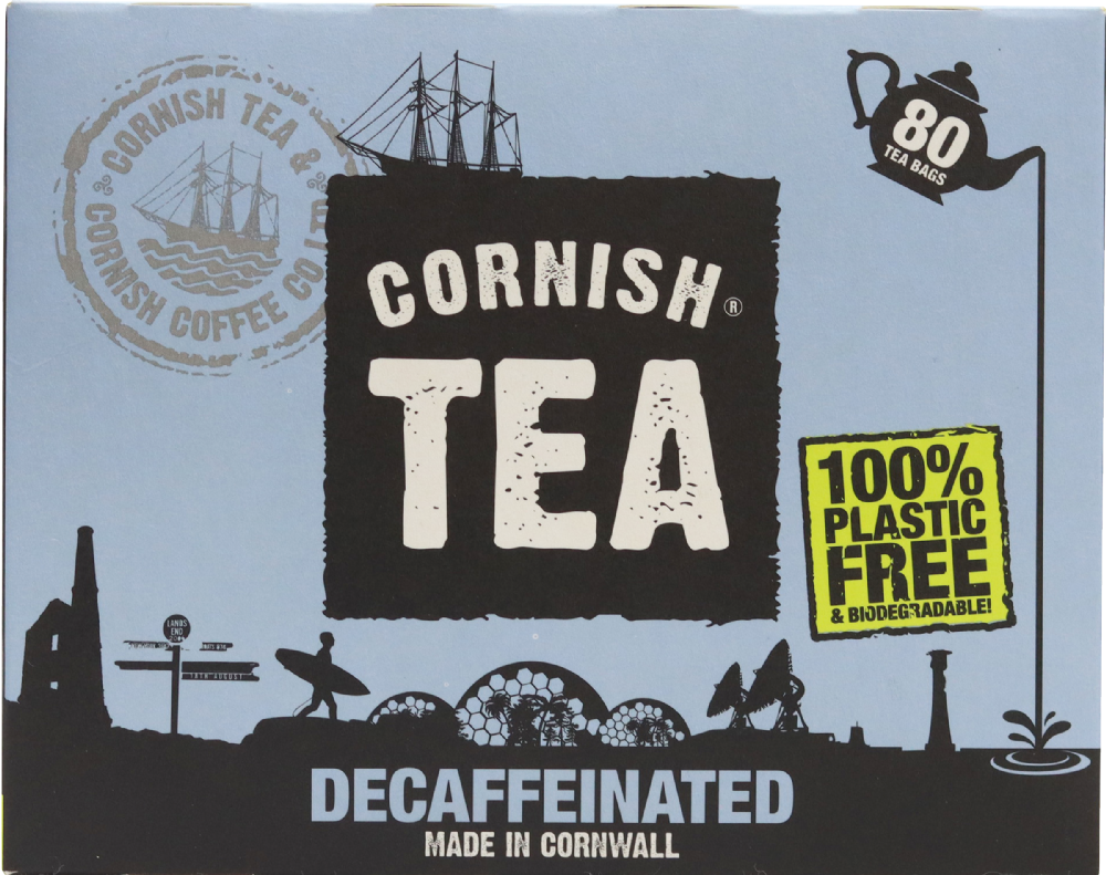 Cornish Tea & Coffee Co. Decaffeinated 80 Teabags 250G