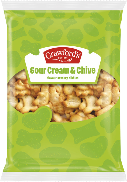 Crawford's Sour Cream & Chive Flavour Savouries 200G