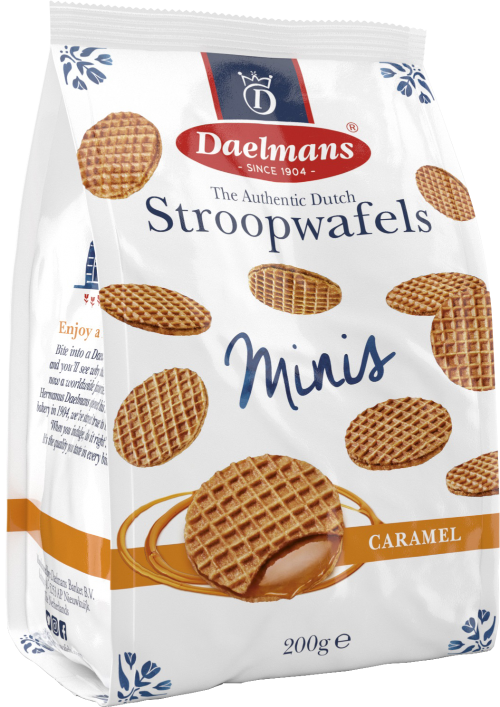 Daelmans Stroopwafels Minis - Caramel 200G