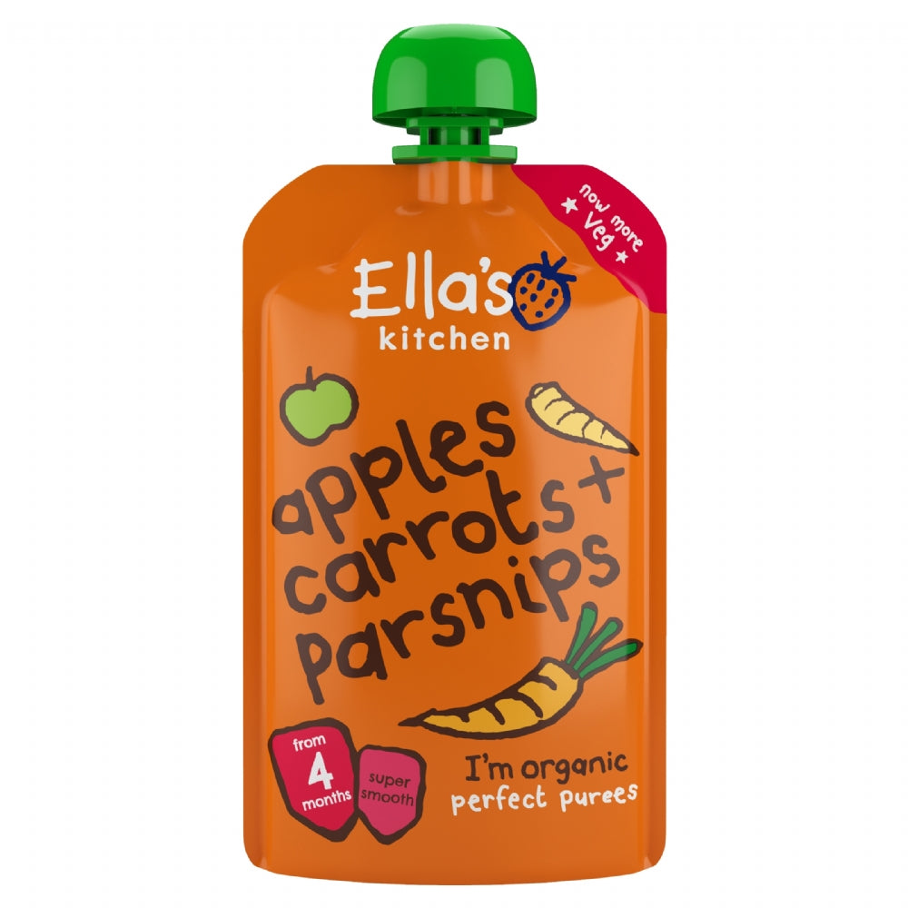Ella's Kitchen Carrots, Apples & Parsnips 120G