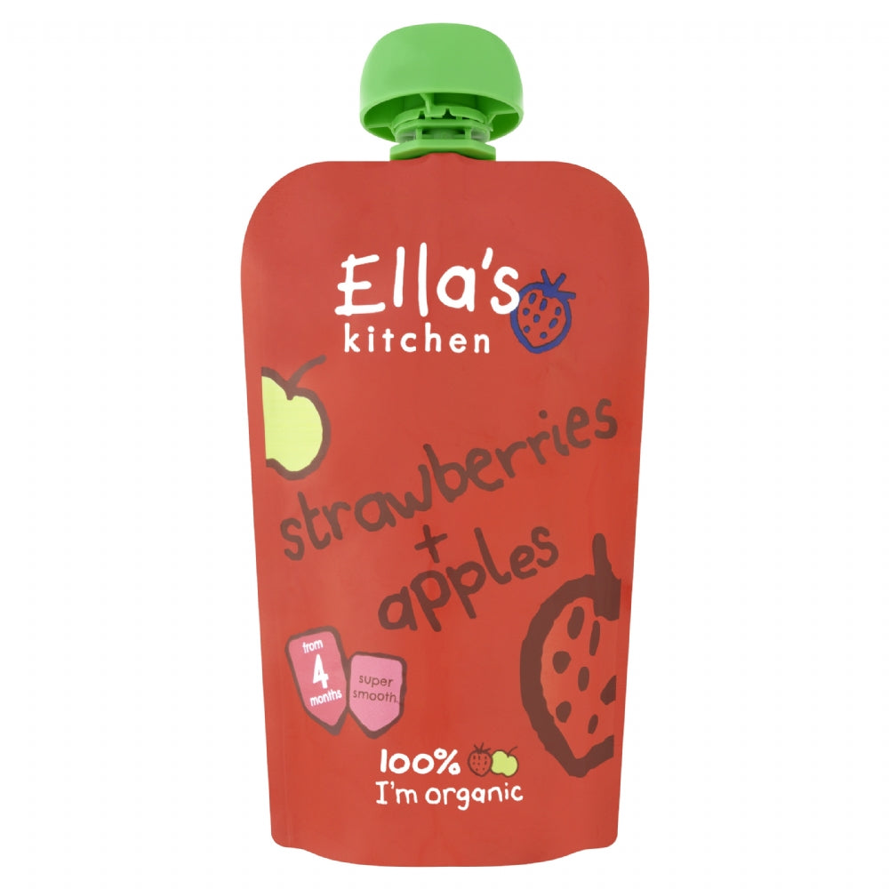 Ella's Kitchen Strawberries & Apples 120G