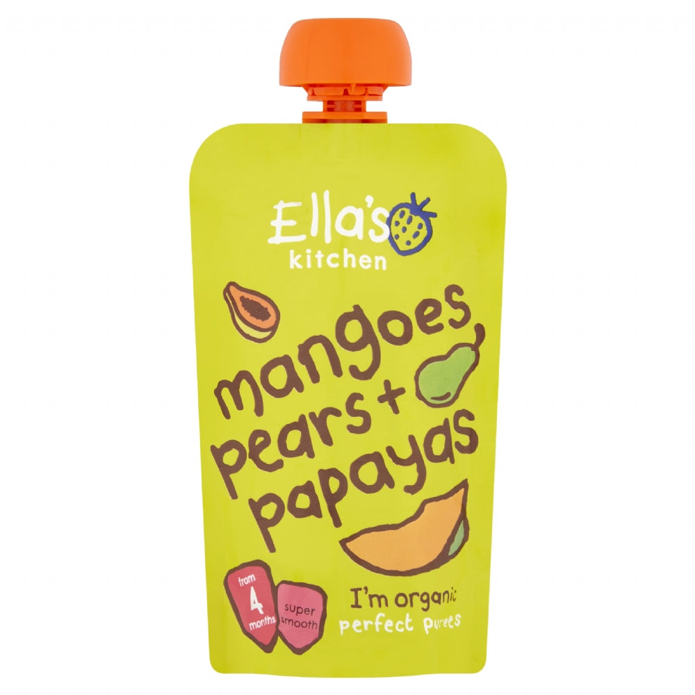 Ella's Kitchen Mangoes, Pears & Papayas 120G