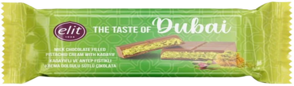 Elit Milk Chocolate Filled With Pistachio Cream & Kadayif 30G