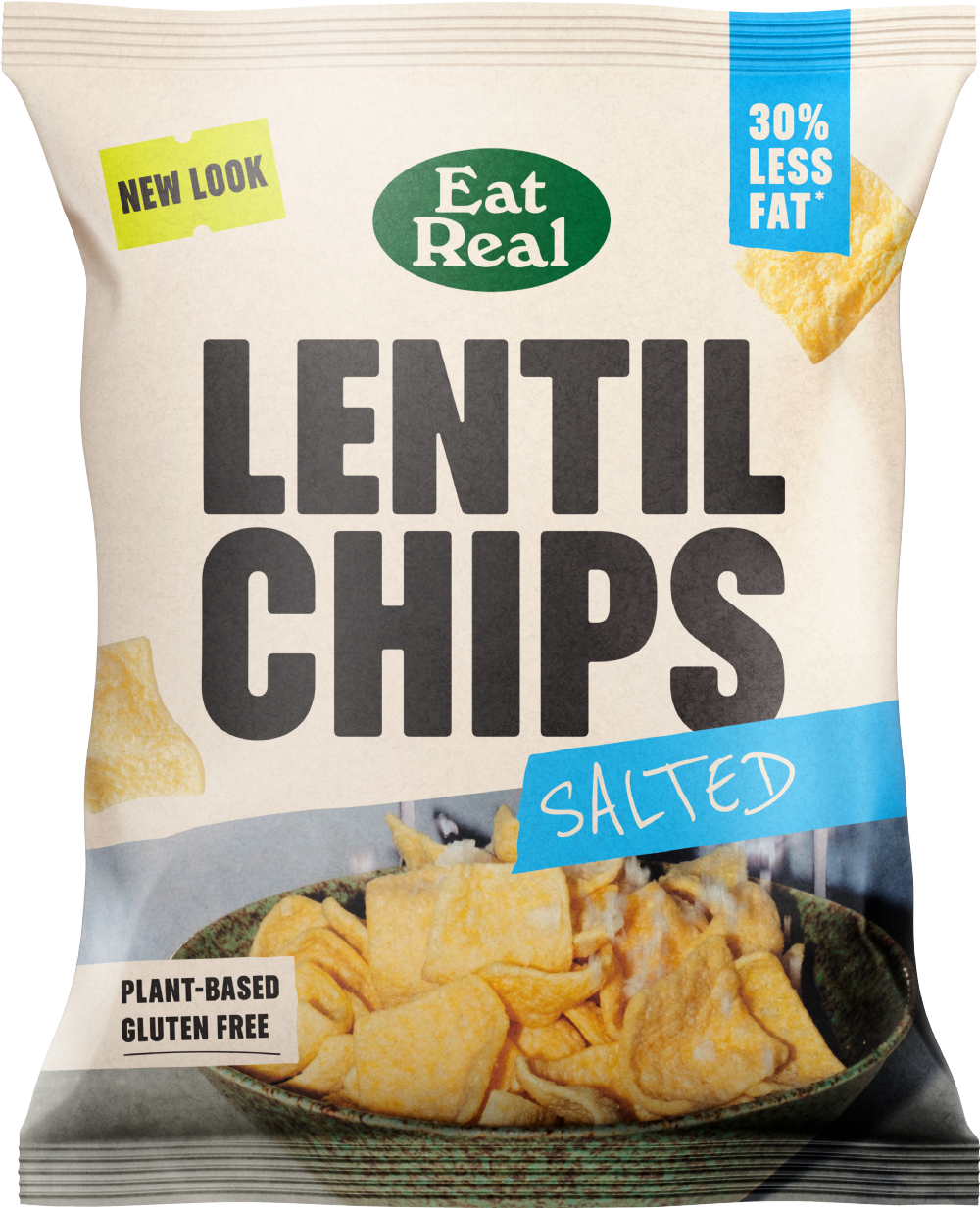 Eat Real Lentil Chips - Salted 40G