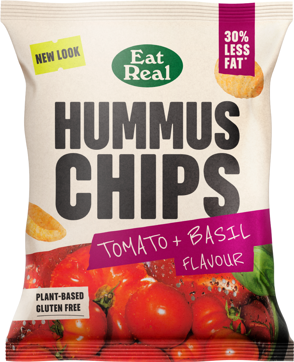 Eat Real Hummus Chips - Tomato & Basil 45G