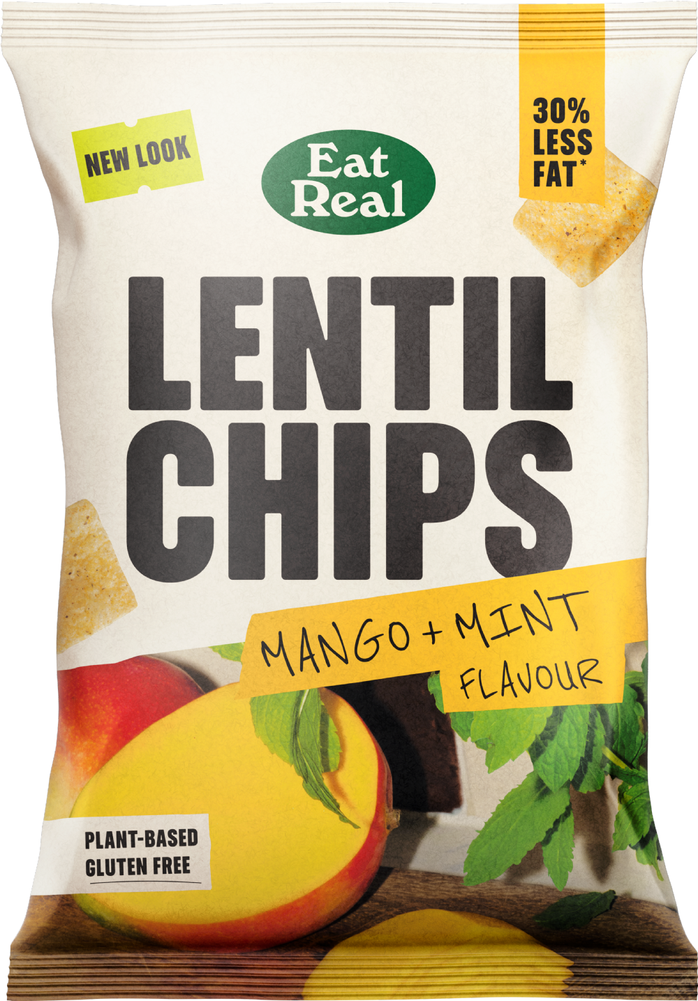 Eat Real Lentil Chips - Mango & Mint 95G