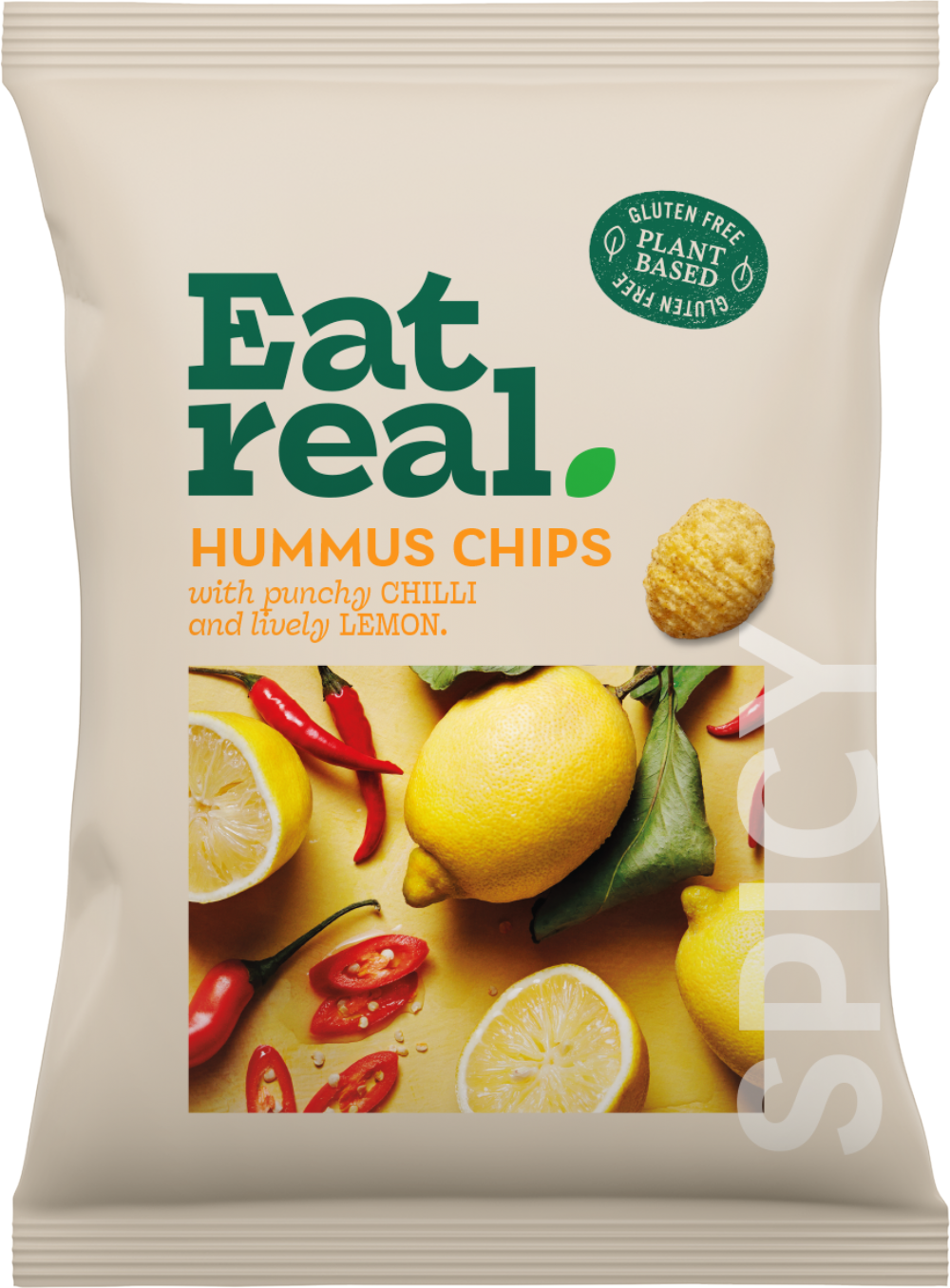 Eat Real Hummus Chips - Zesty Lime, Chilli & Sea Salt 110g