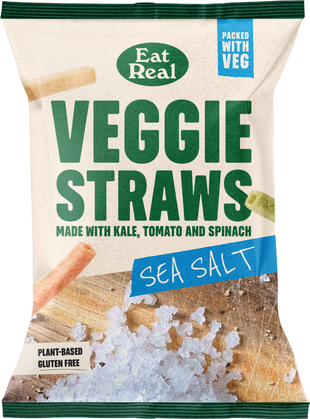 Eat Real Veggie Straws - Sea Salt 110G
