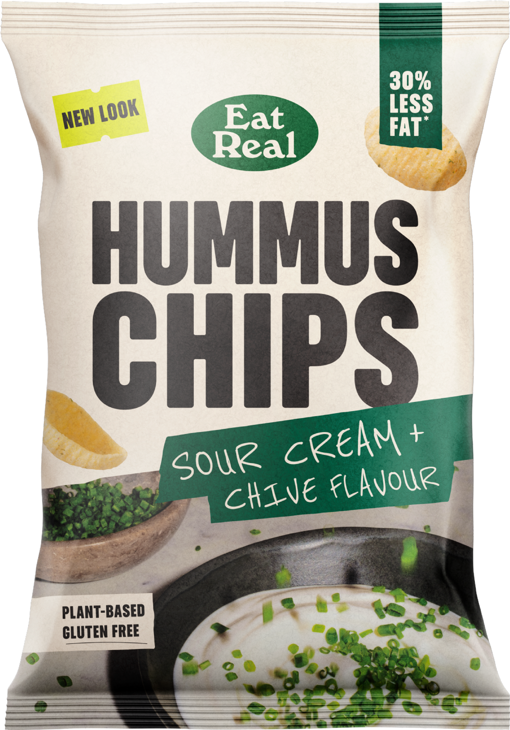 Eat Real Hummus Chips - Sour Cream & Chive 110G