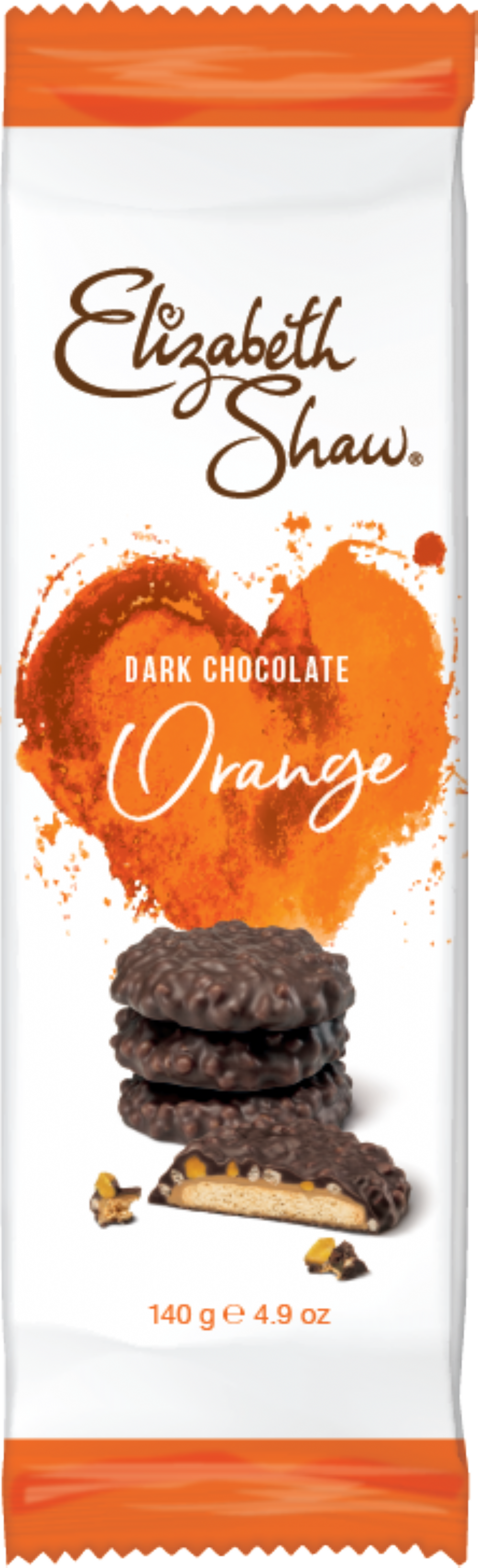 Elizabeth Shaw Dark Chocolate Orange Biscuits 140g
