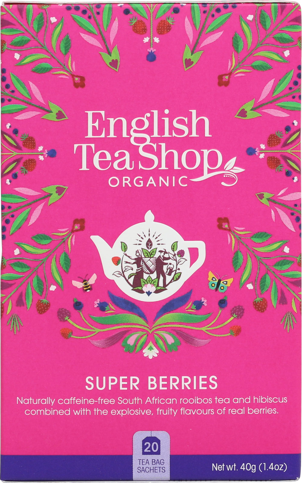 English Tea Shop 20 Super Berries Sachets 40G