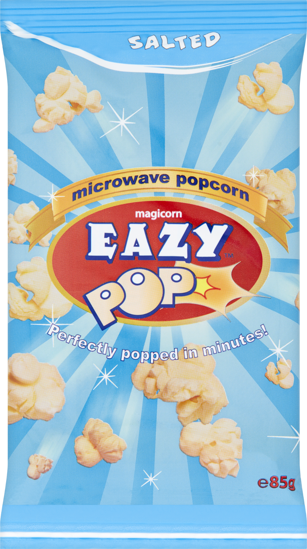 Eazy Pop Microwave Popcorn - Salted 85G