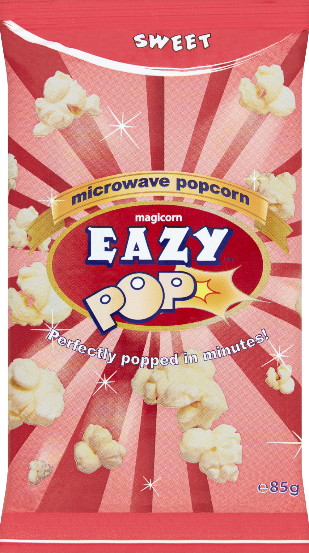 Eazy Pop Microwave Popcorn - Sweet 85G