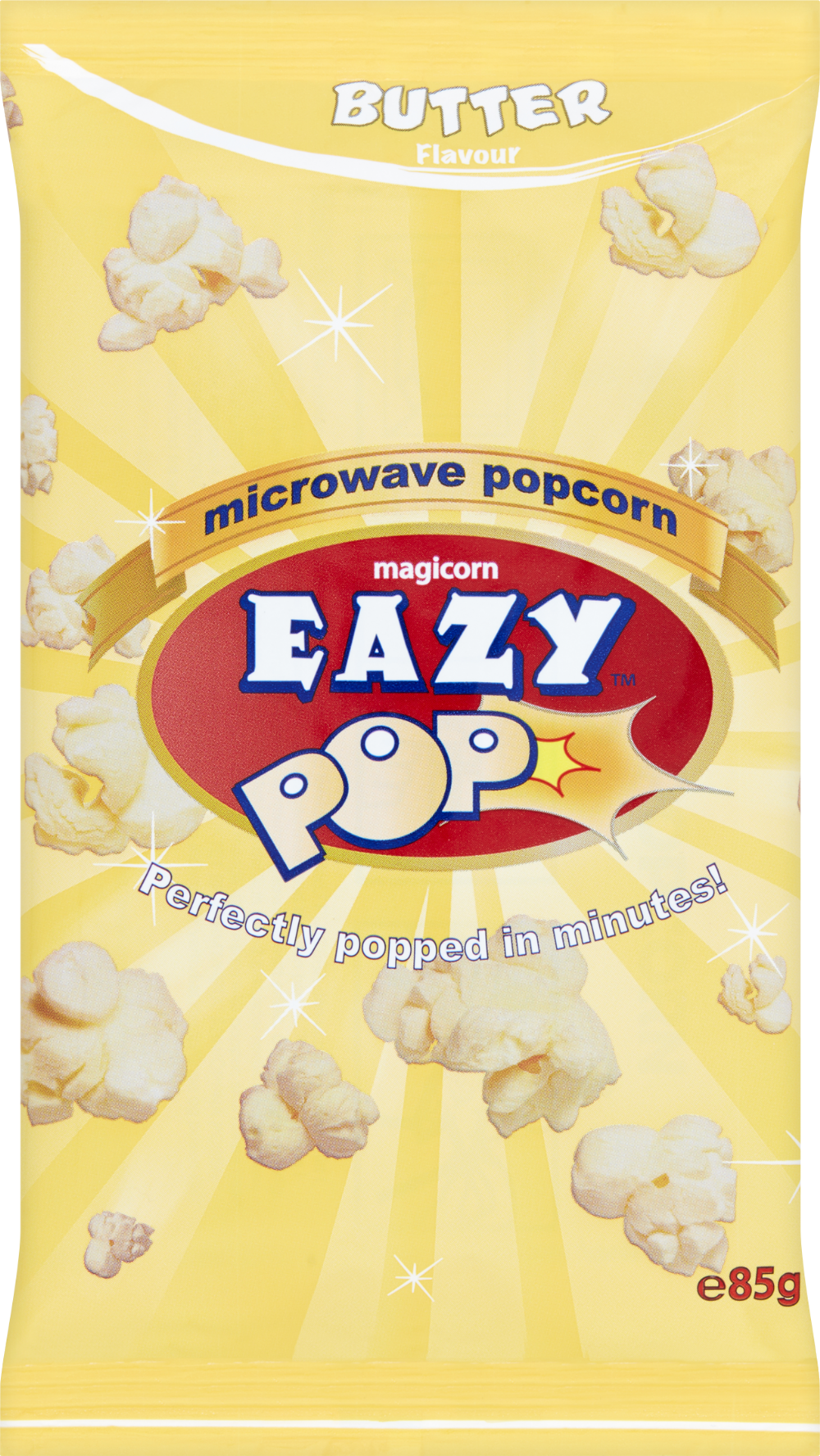 Eazy Pop Microwave Popcorn - Butter 85G