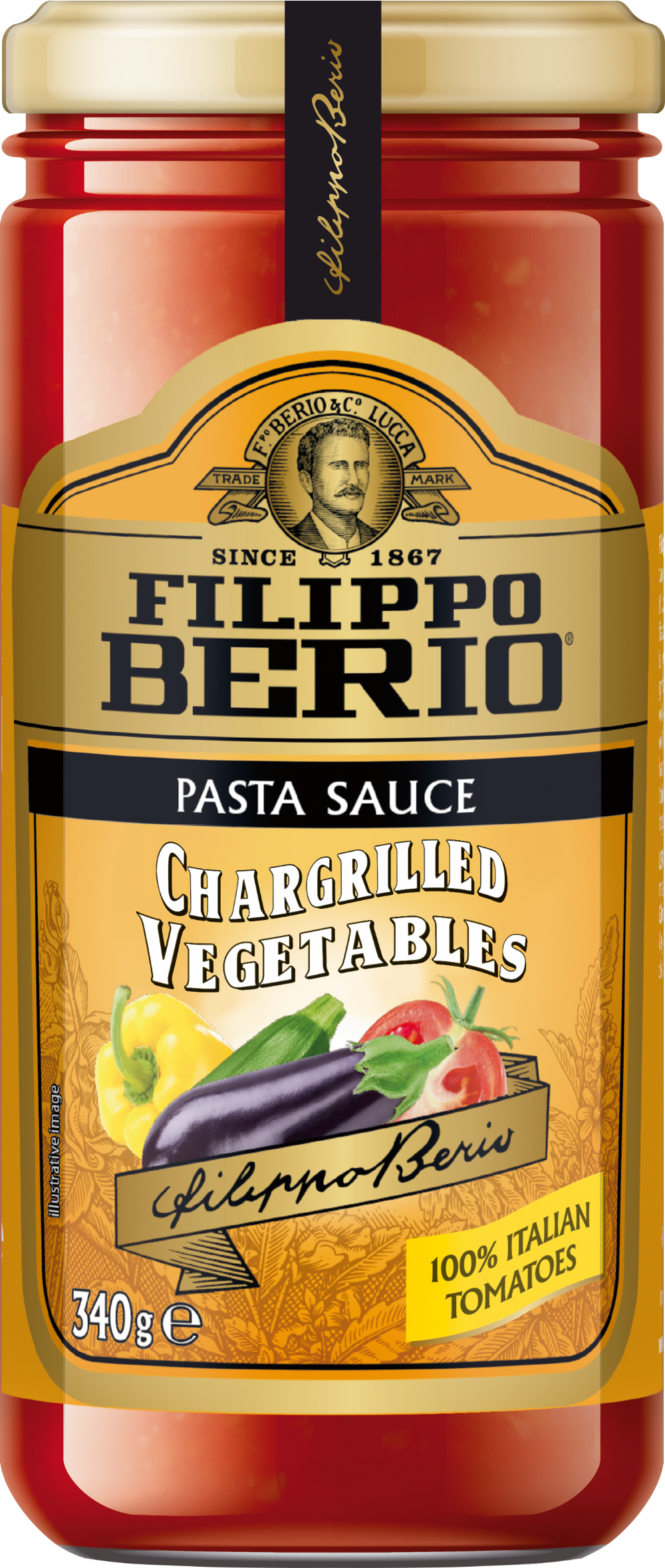 Filippo Berio Chargrilled Vegetables Pasta Sauce 340G