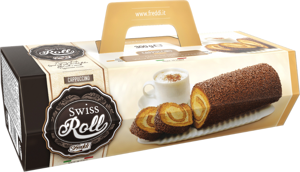 Freddi Swiss Roll - Cappuccino 300G