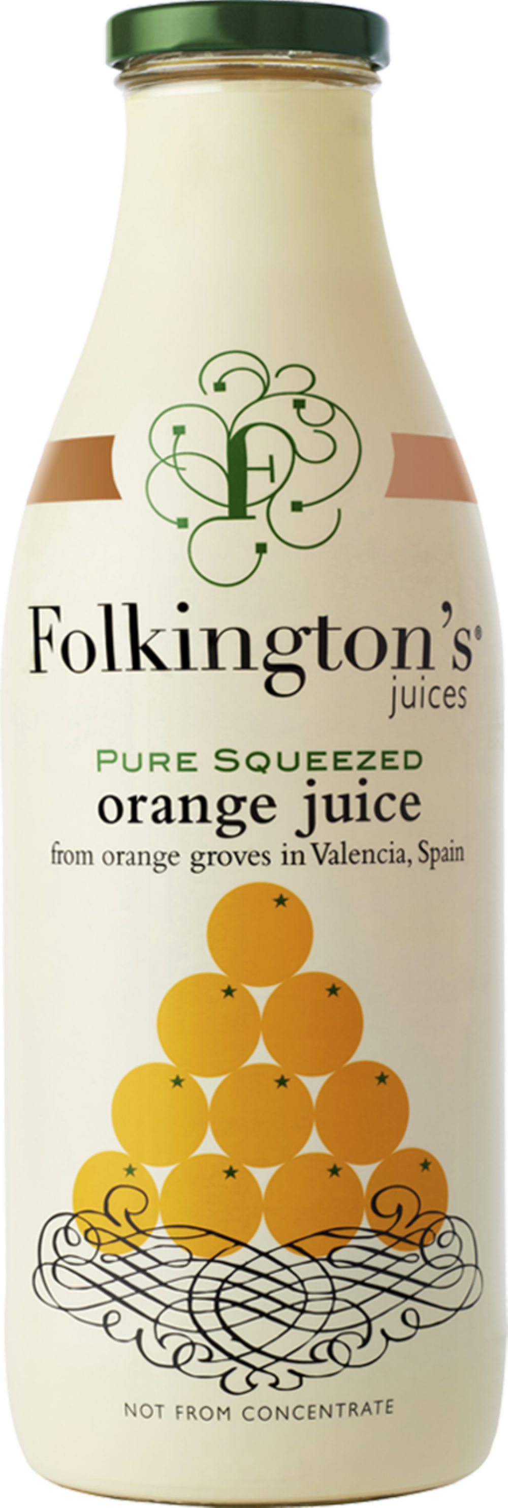 Folkington's Pure Squeezed Orange Juice 1000ml