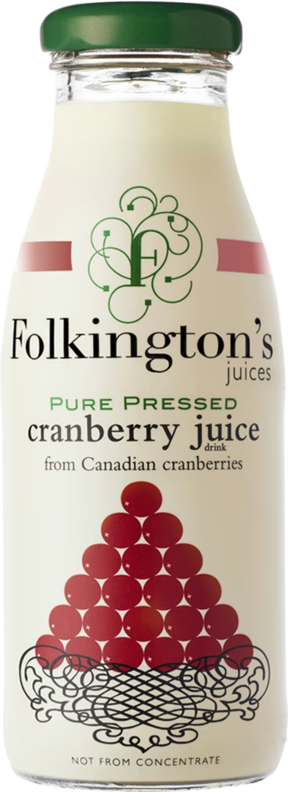 Folkington's Pure Pressed Cranberry Juice 250ml