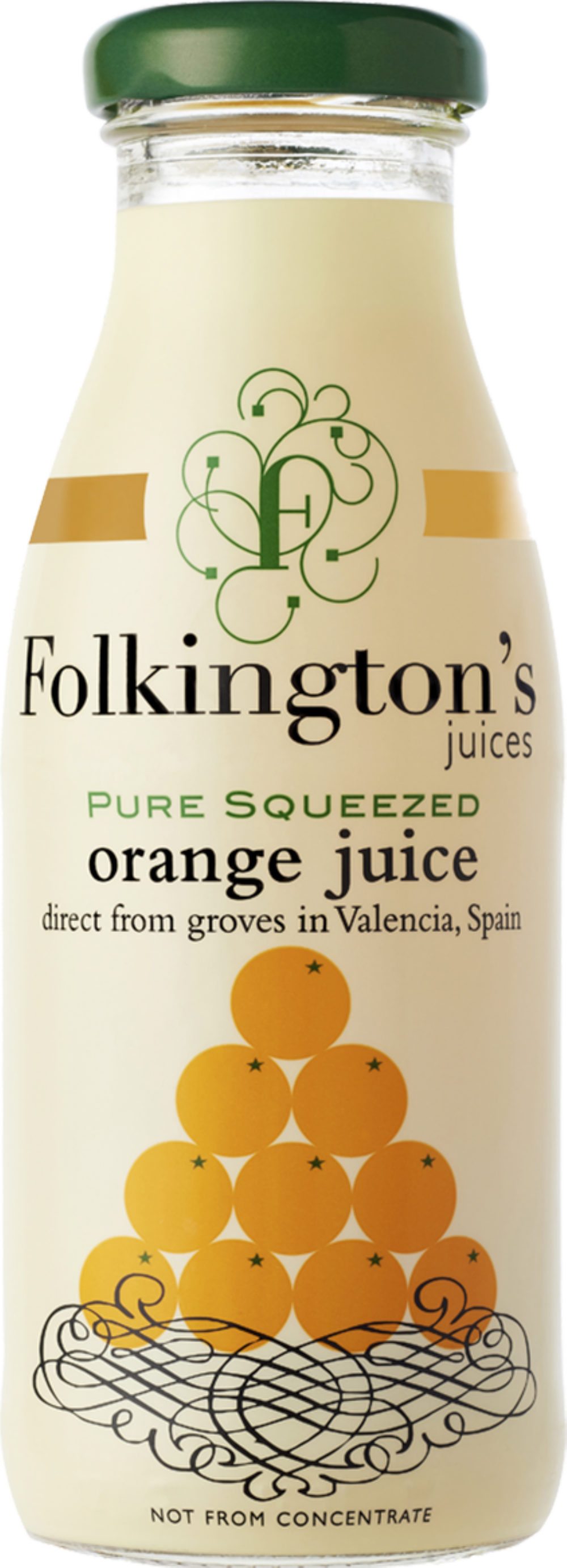 Folkington's Pure Squeezed Orange Juice 250ml