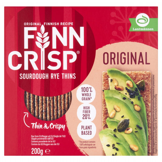 Finn Crisp Original Sourdough Rye Thins 200G