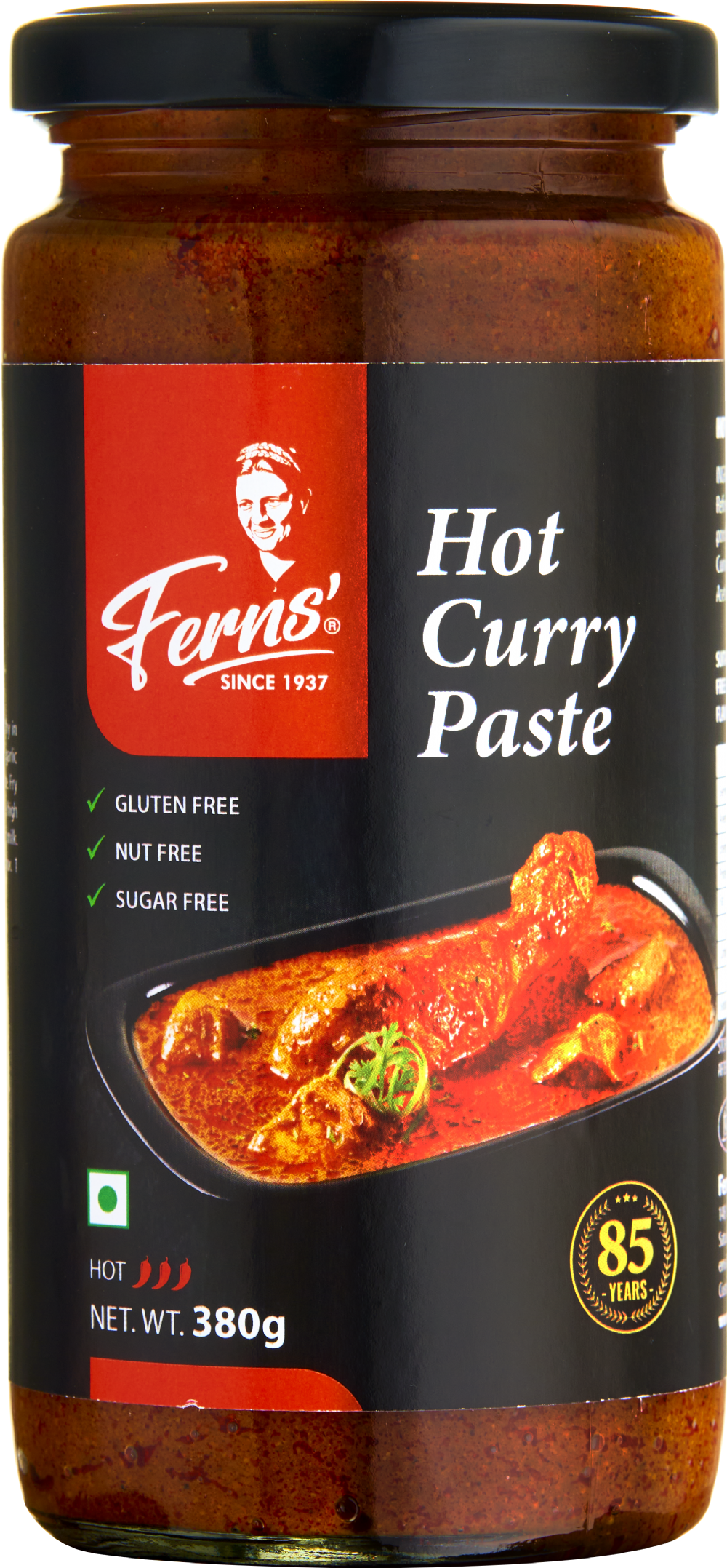Ferns' Hot Curry Paste 380g