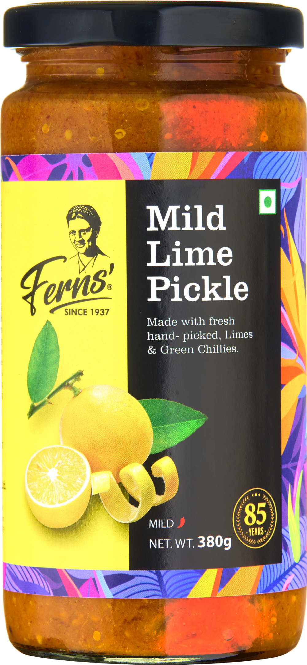 Ferns' Mild Lime Pickle 380g