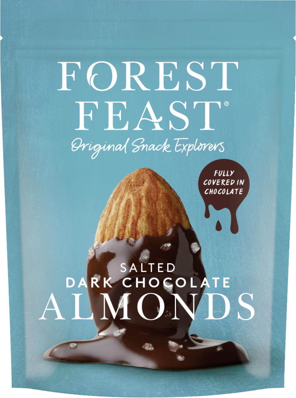 Forest Feast Salted Dark Chocolate Almonds 120G