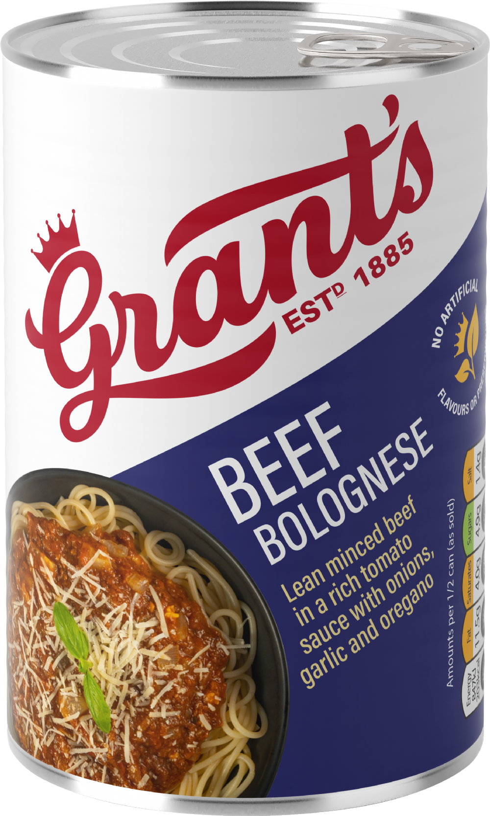 Grant's Beef Bolognese 392G