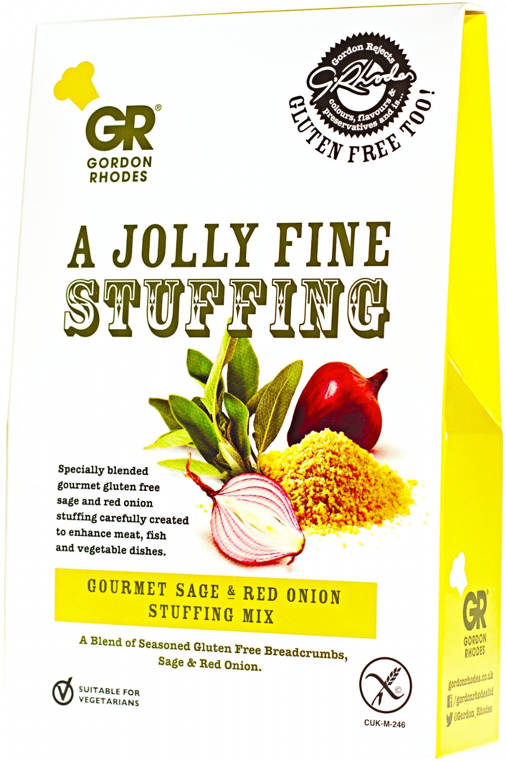 Gordon Rhodes Gluten Free Gourmet Sage & Red Onion Stuffing Mix 125G