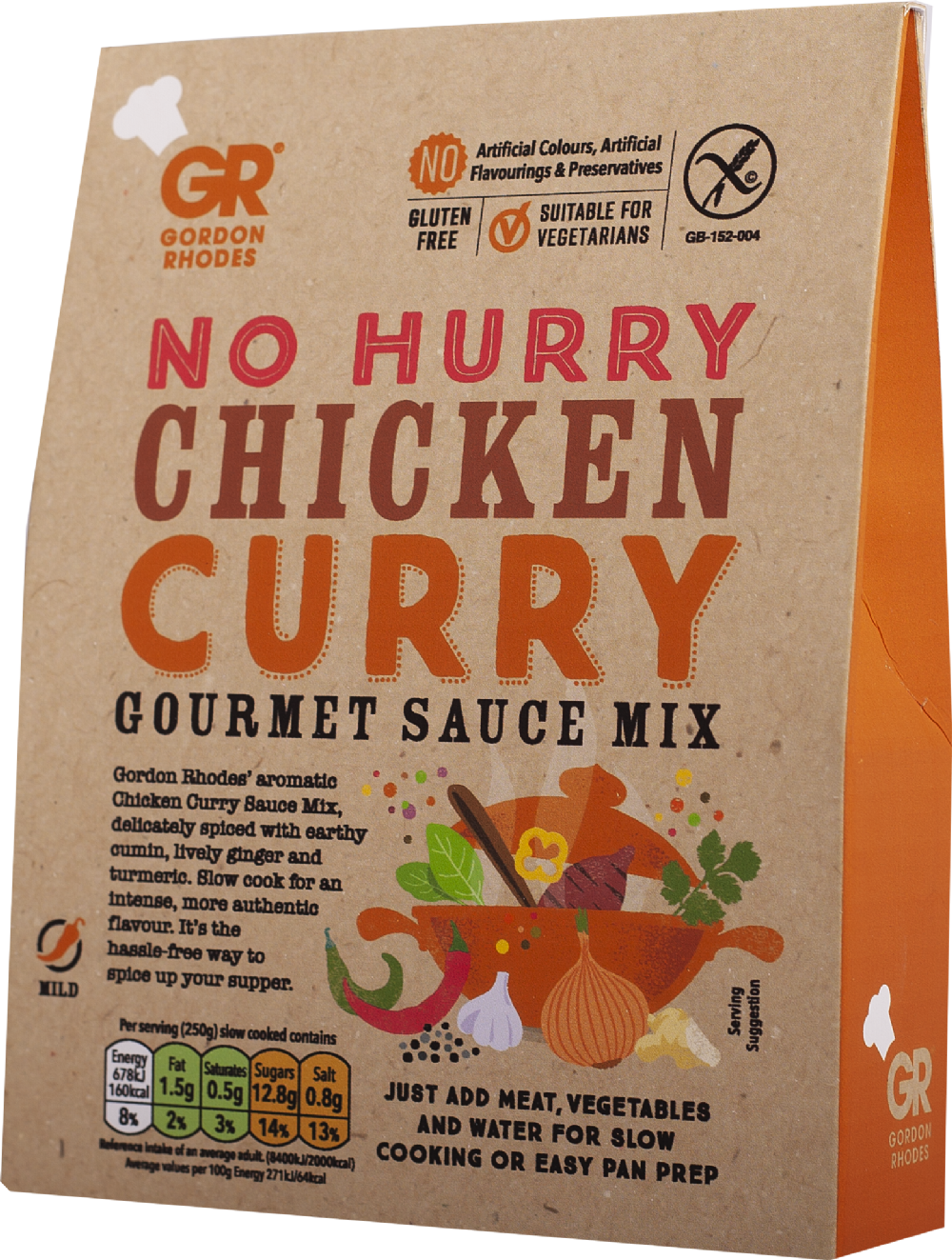 Gordon Rhodes No Hurry Chicken Curry Gourmet Sauce Mix 75G