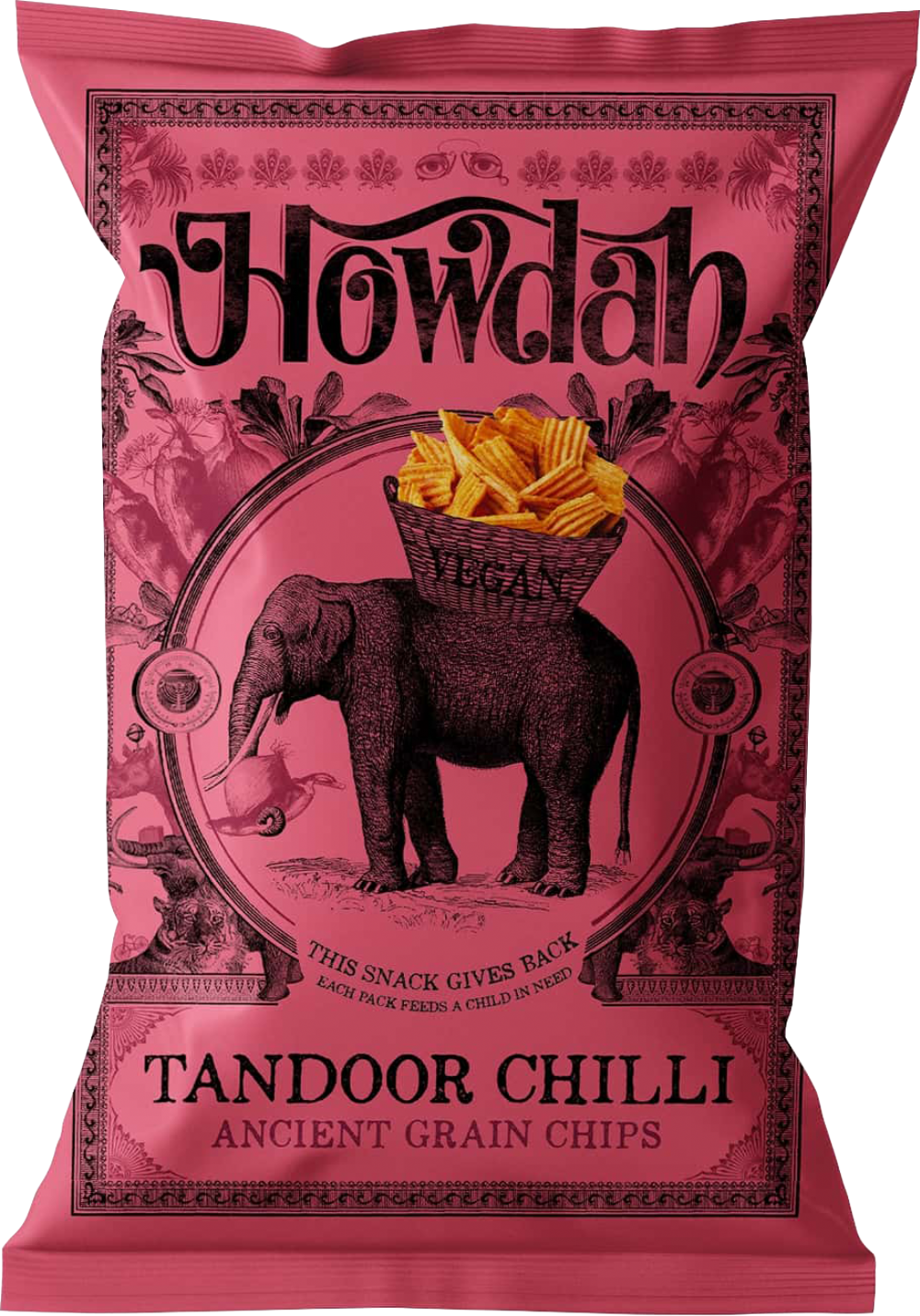 Howdah Tandoor Chilli Ancient Grain Chips 130G