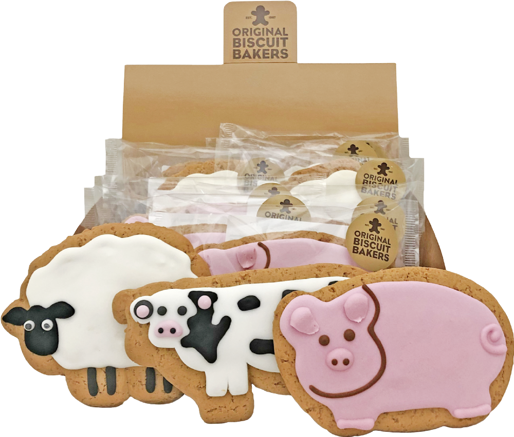 Original Biscuit Bakers Deluxe Farmyard Gingerbread - Assorted Animals 55G/70G