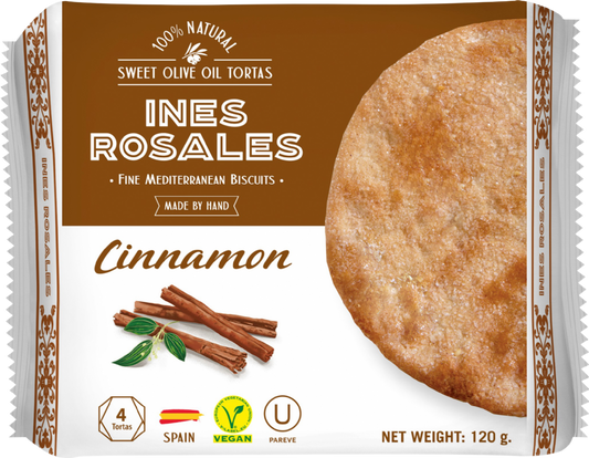 Ines Rosales Sweet Olive Oil Tortas With Cinnamon 120G